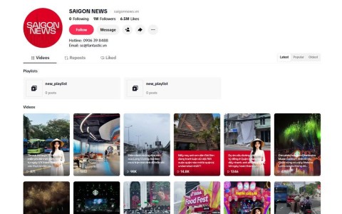 SAIGON NEWS: Khi nhịp sống Sài Gòn được kể bằng ngôn ngữ TikTok
