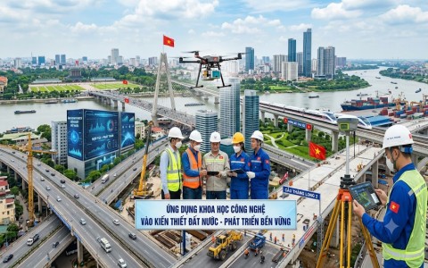 Ứng dụng khoa học công nghệ vào kiến thiết đất nước