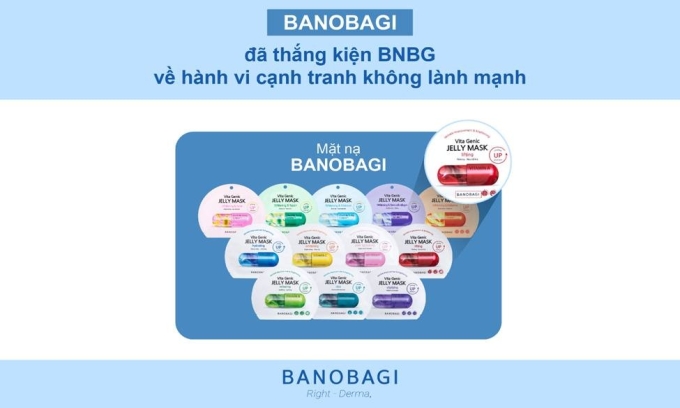 Banobagi tiếp tục thắng kiện BNBG về hành vi cạnh tranh không lành mạnh