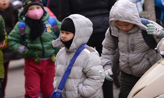 Nhà trường không tổ chức các hoạt động ngoài trời khi rét đậm